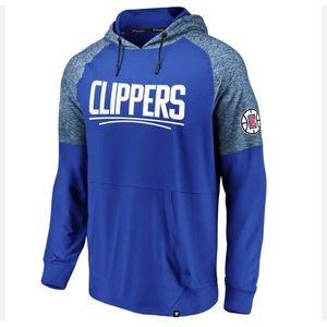 LA Clippers Fanatics Made to Move Static Performance Raglan Pullover Hoodie